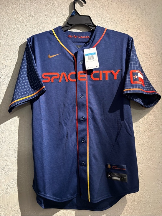 Nike Other - Nike Navy Jersey with Orange & Gold Accents